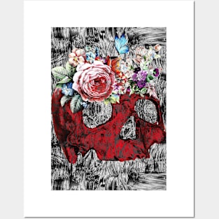 SKULL&FLOWERS Posters and Art